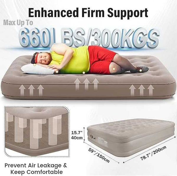 Luxury Air Mattress with Built-in Pump